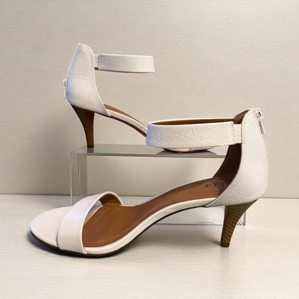 STYLE&CO Womens Shoes 10M Paycee Stacked Heel Dress Sandals